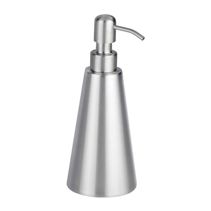 Soap Dispenser Cone 400ml Stainless Steel Matt Silver