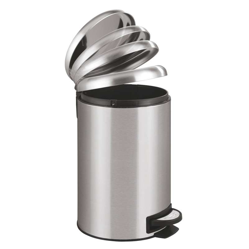 12 L Pedal Bin Leman S/Steel