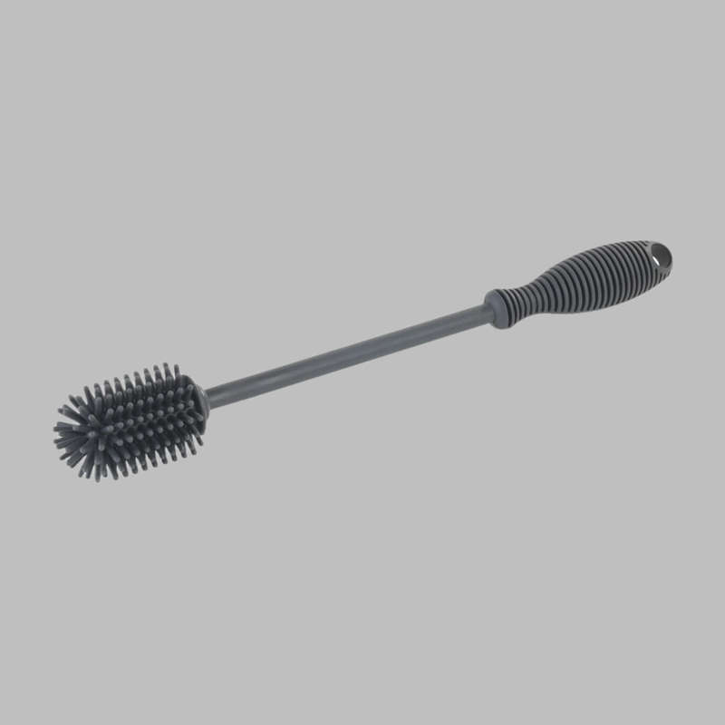 Washing Up & Bottle Brush Silicone 25cm Grey