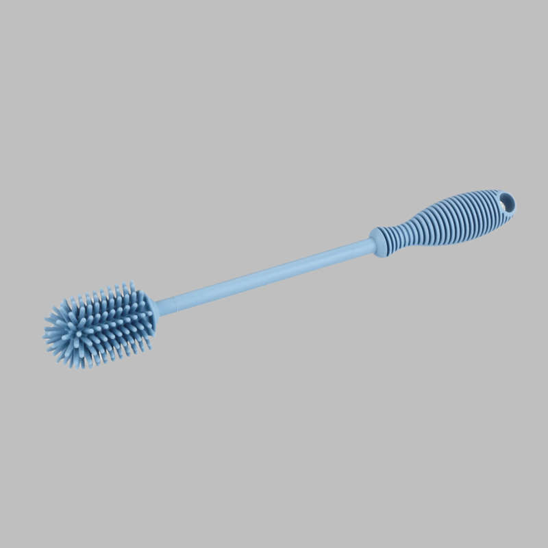 Washing Up & Bottle Brush Silicone 25cm Blue
