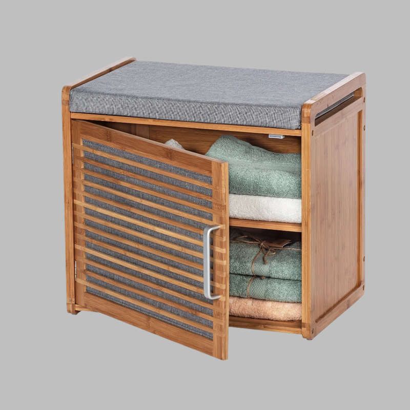 Shoe Cabinet & Seat Bahari Grey