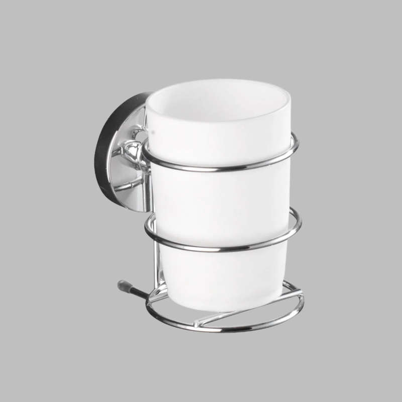 Vacuum Loc Wall Toothbrush Tumbler Milazzo No Drilling Required