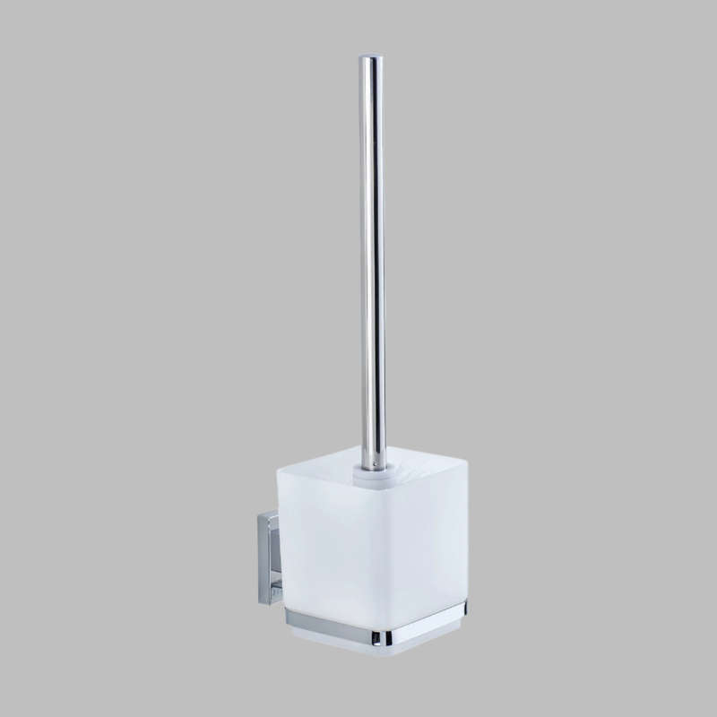 Vacuum Loc Toilet Brush Quadro Range S/Steel No Drilling