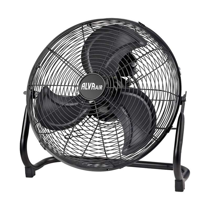 Alva 40Cm Floor Fan - High Velocity (Matte Black)