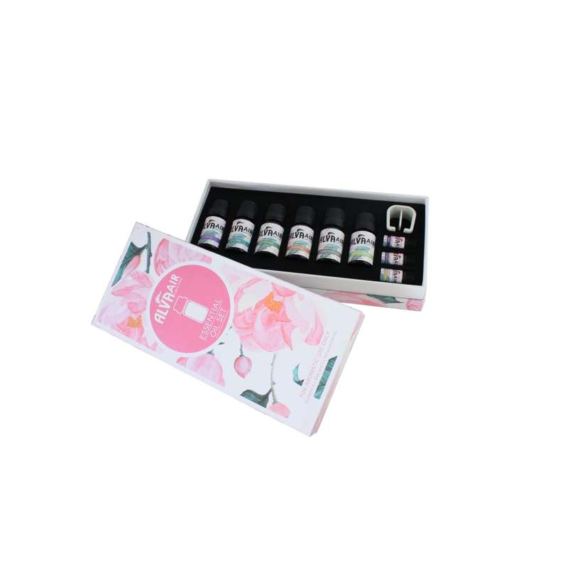 Diffuser For Aromatherapy Essential Oils & 9 Pc Oils Value Bundle