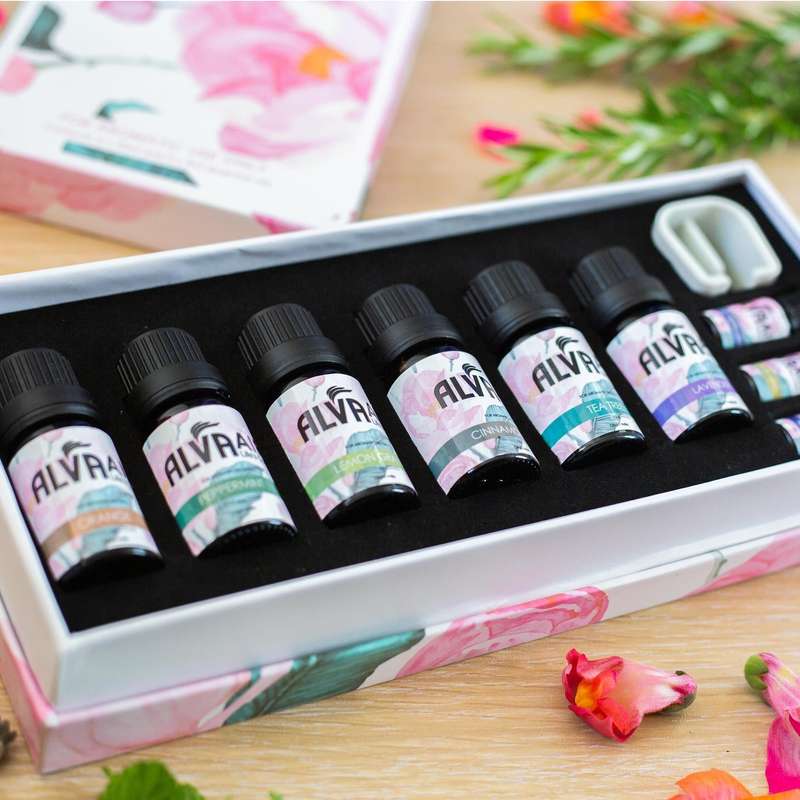 Essential Oils 9 Pc Set For Aromatherapy Diffusers