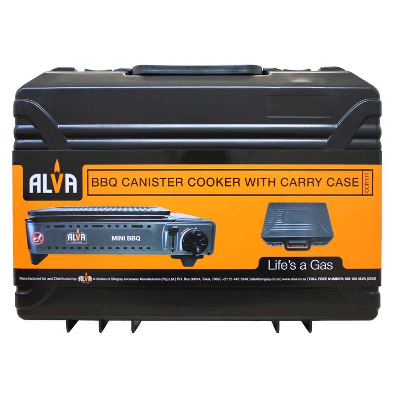 Alva Butane Canister Mini Bbq Cooker + Carry Case