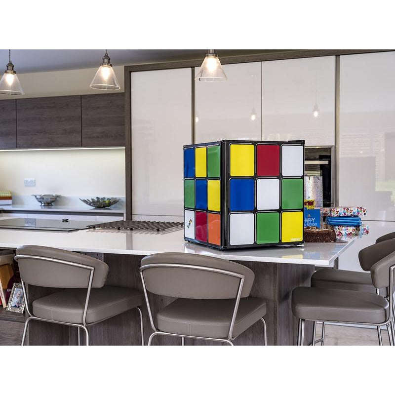 46 L Counter Top Beverage Cooler Solid Door  Rubiks Cube