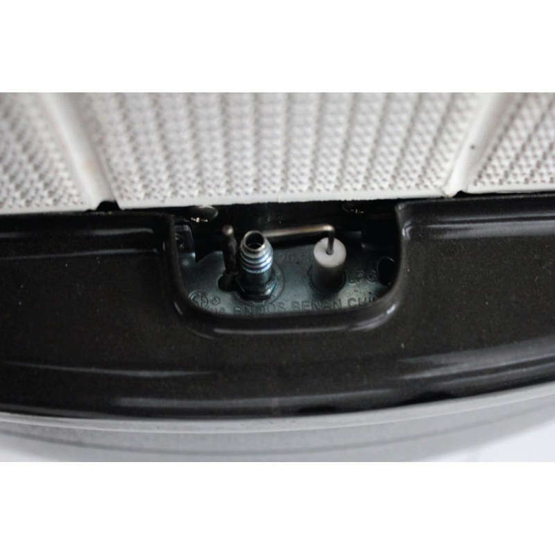 Alva 3 Panel Roll-About Gas Heater - Glossy Black/White