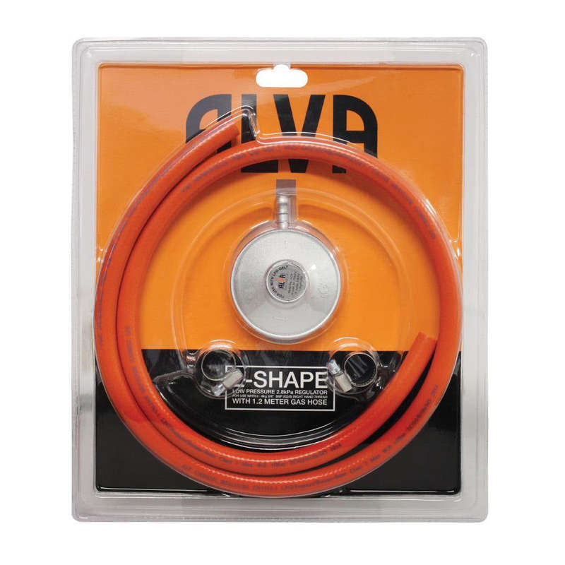 L Shape Gas Regulator & 1.2m Hose Kit