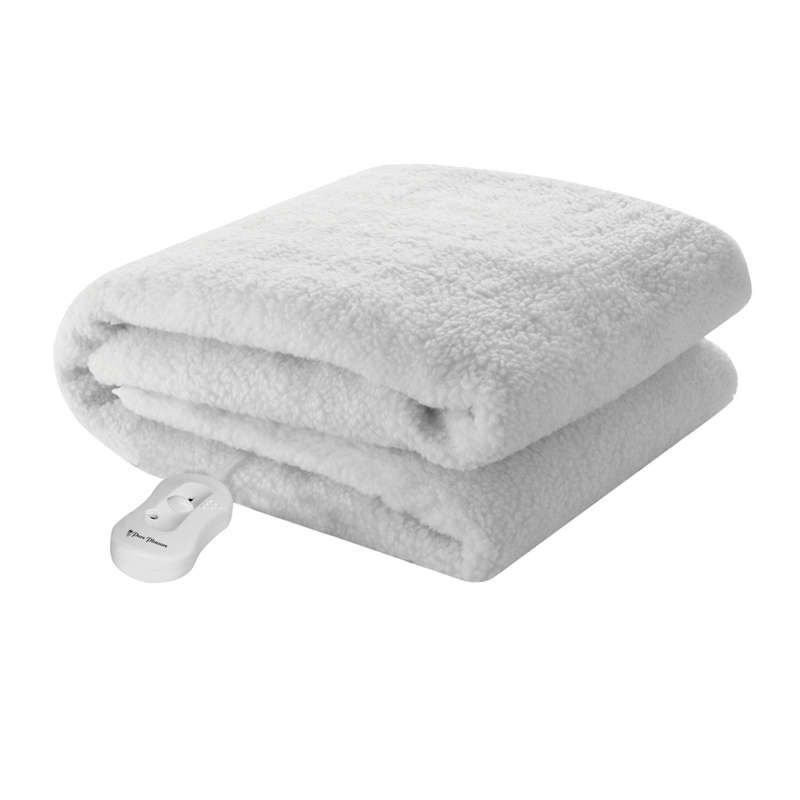 Sherpa Extra Length Fitted Electric Blanket (Pp)
