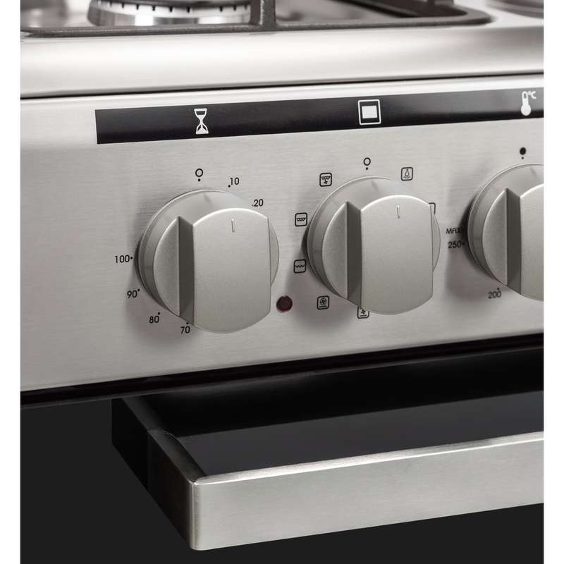 Alva 5-Burner Freestanding Gas Electric Cooker Combo
