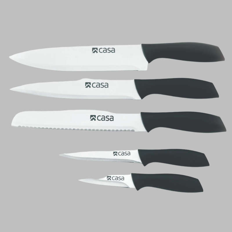 5 Pc Knife Set Genoa