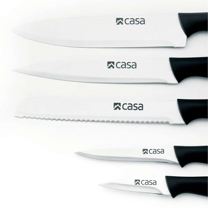 5 Pc Knife Set Genoa