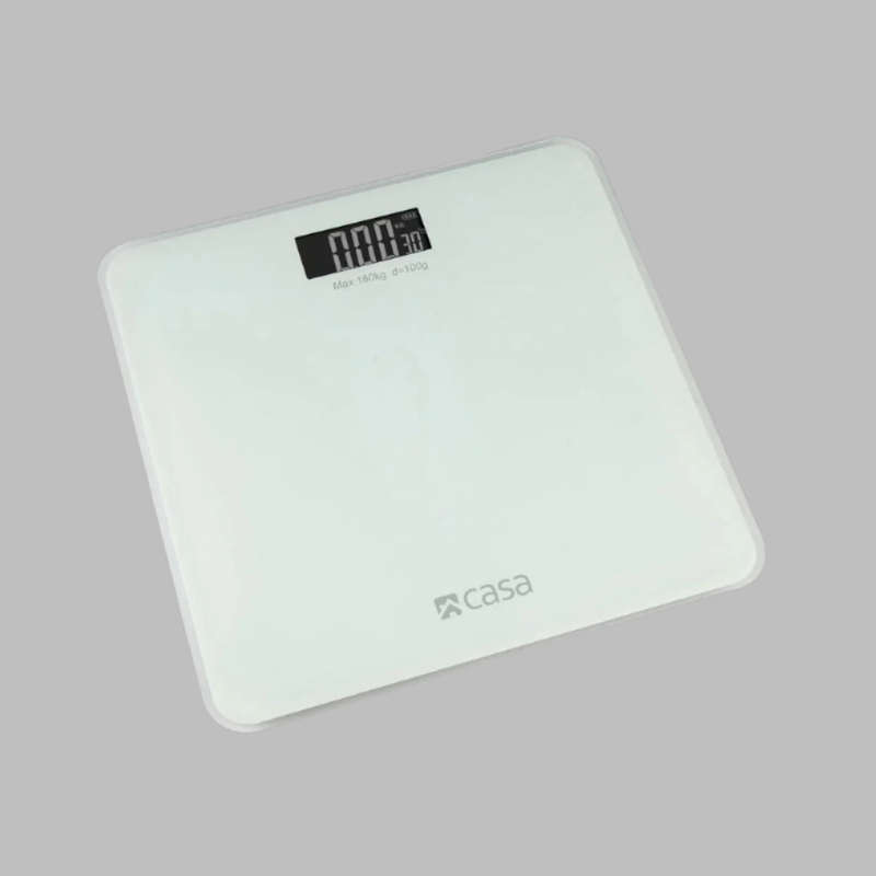 Electronic Bathroom Glass Scale Solid Rounded Corners