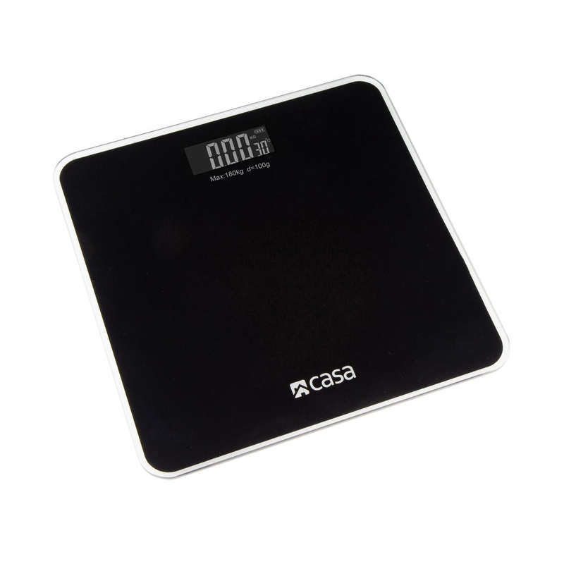 Electronic Bathroom Glass Scale Solid Rounded Corners