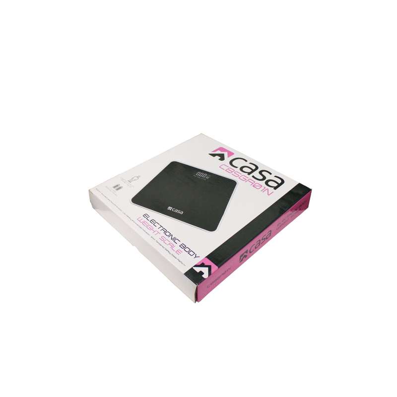 Electronic Bathroom Glass Scale Solid Rounded Corners