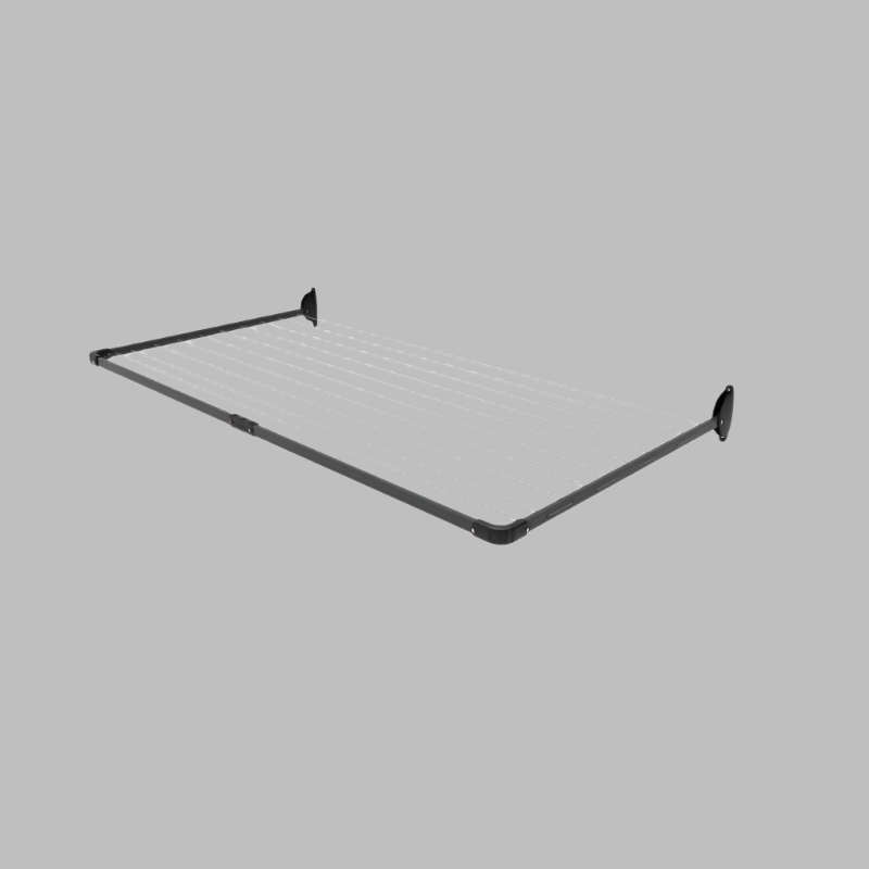 10 Line Single Fold Down Wall Mounted Clothesline 22 M
