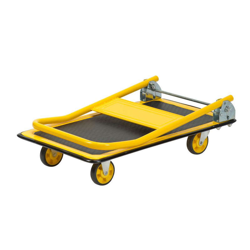 Platform Truck Steel Ball Bearing Wheels 150 Kg Capacity Pc527 L