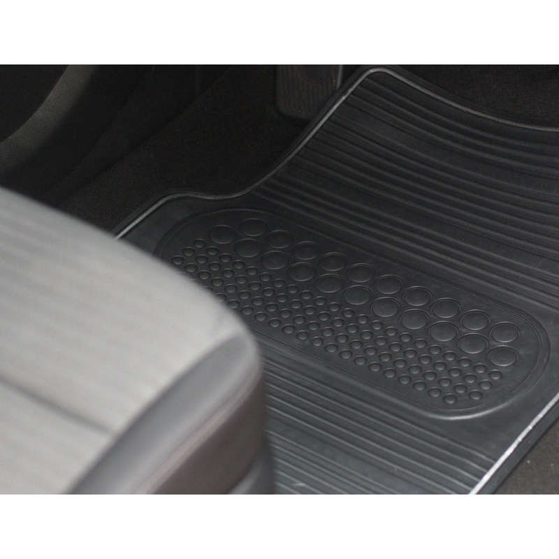 Car Mat 4 Pc Set Heavy Duty Classic