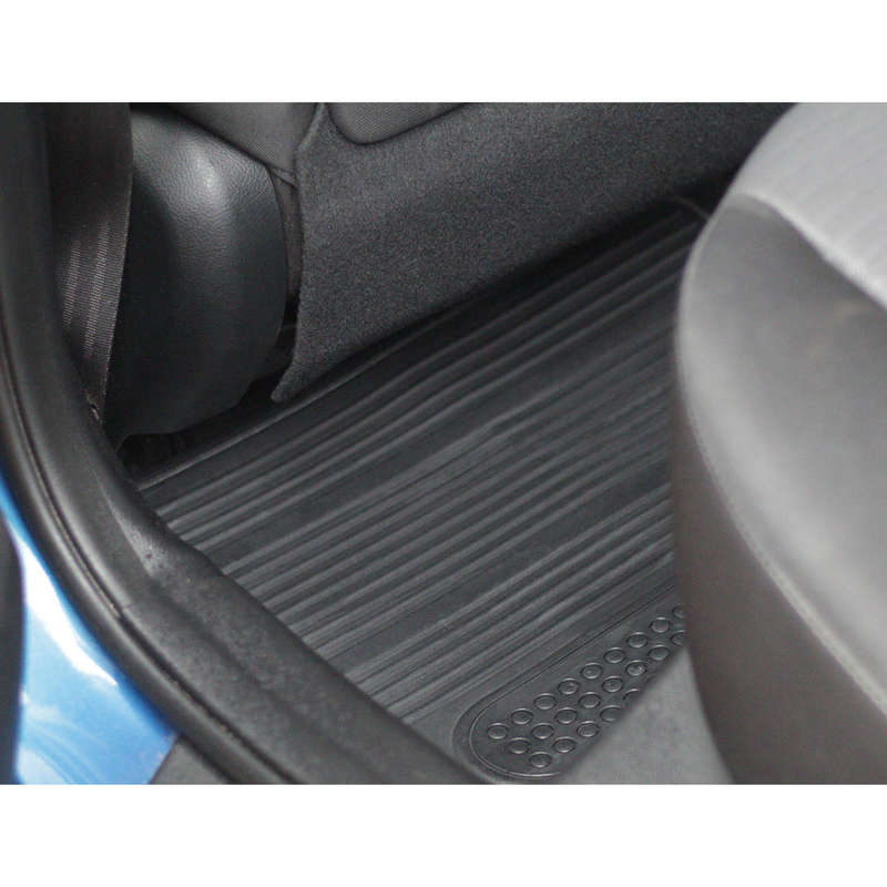 Car Mat 4 Pc Set Heavy Duty Classic