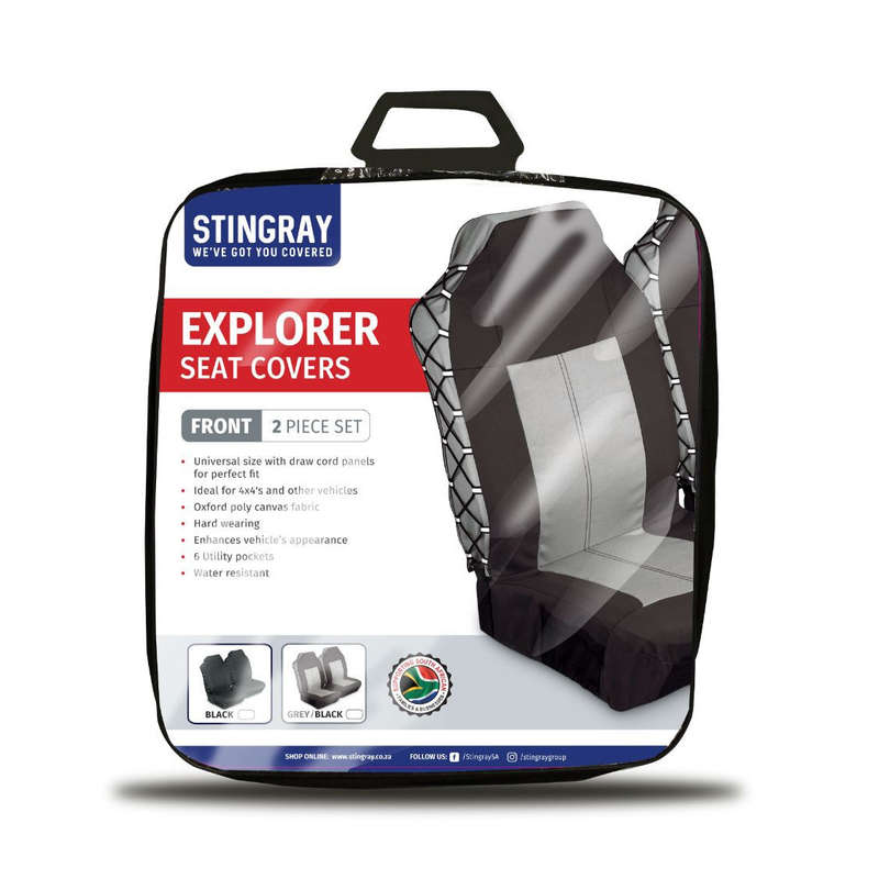 Stingray Explorer 2Pc Front 2Pc Car Seat Cover Set