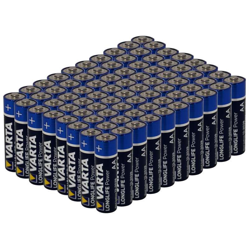 Longlife Power Batteries Aa Bulk Value Pack 80 P Cs