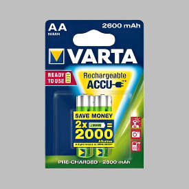 Accu R2 U Aa 2600m Ah 2 Pk Rechargeable