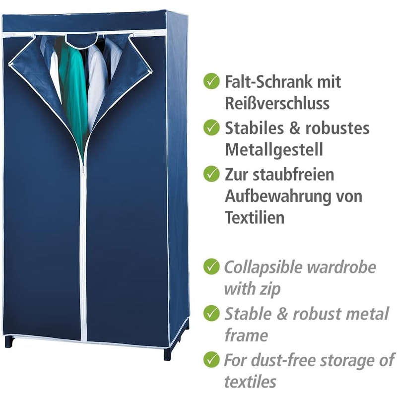 Foldable Wardrobe 50 X75 X150 Air Range Blue