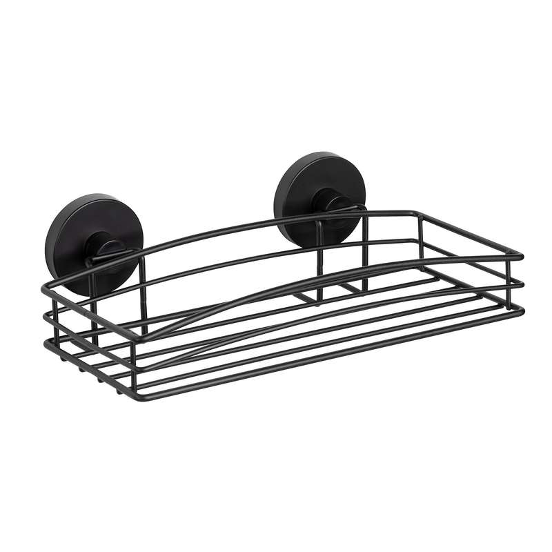 Vacuum Locâ® Wall Shelf Black Wall Shelf No Drilling