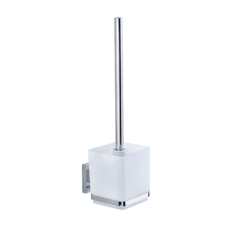 Vacuum Loc Toilet Brush Quadro Range S/Steel No Drilling