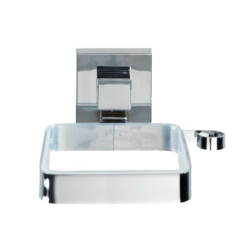 Vacuum Loc Hair Dryer Holder Quadro Range S/Steel No Drilling