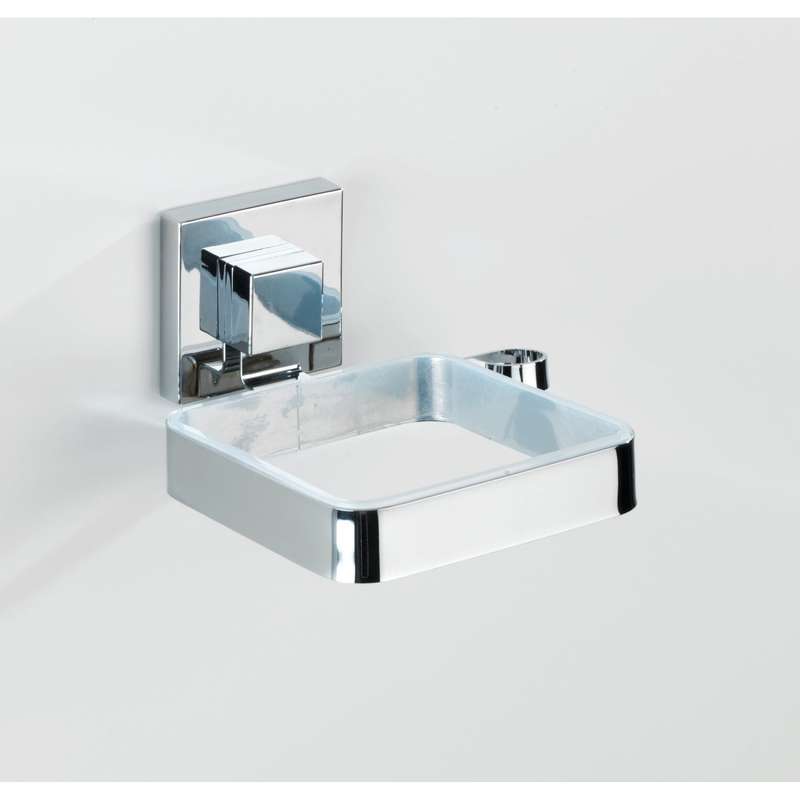 Vacuum Loc Hair Dryer Holder Quadro Range S/Steel No Drilling