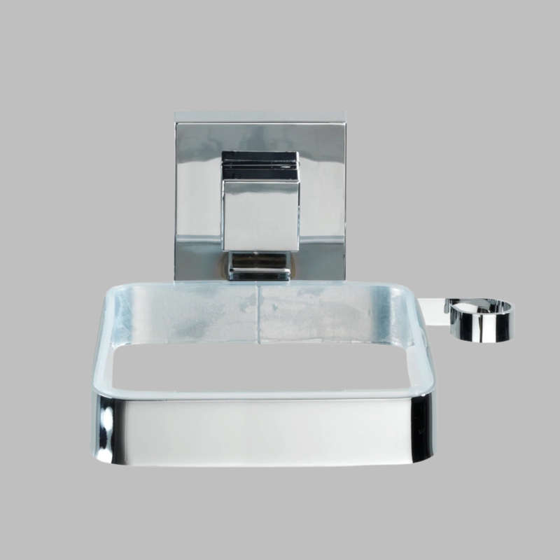 Vacuum Loc Hair Dryer Holder Quadro Range S/Steel No Drilling