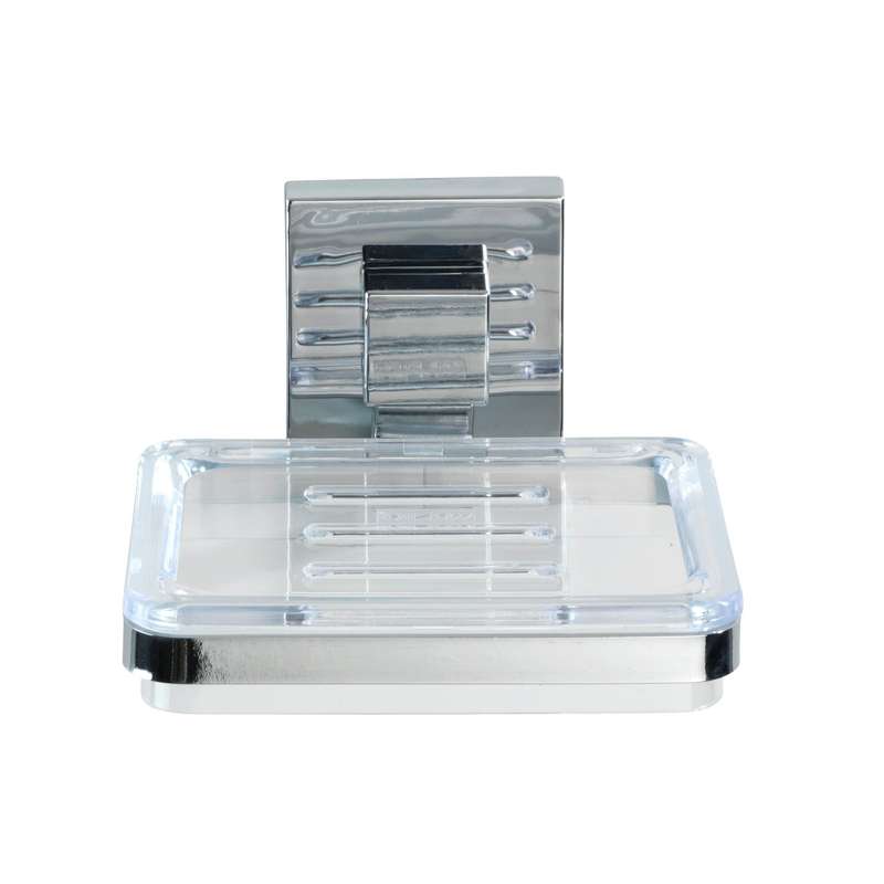 Vacuum Loc Soap Holder Quadro Range S/Steel No Drilling