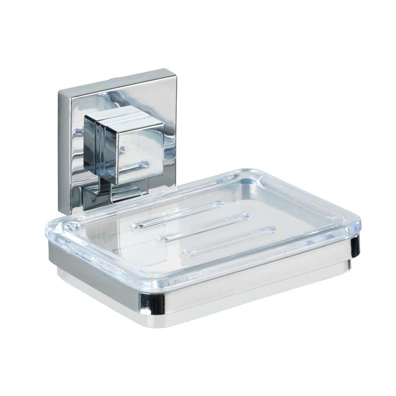 Vacuum Loc Soap Holder Quadro Range S/Steel No Drilling