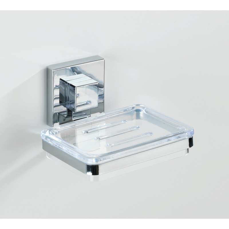 Vacuum Loc Soap Holder Quadro Range S/Steel No Drilling