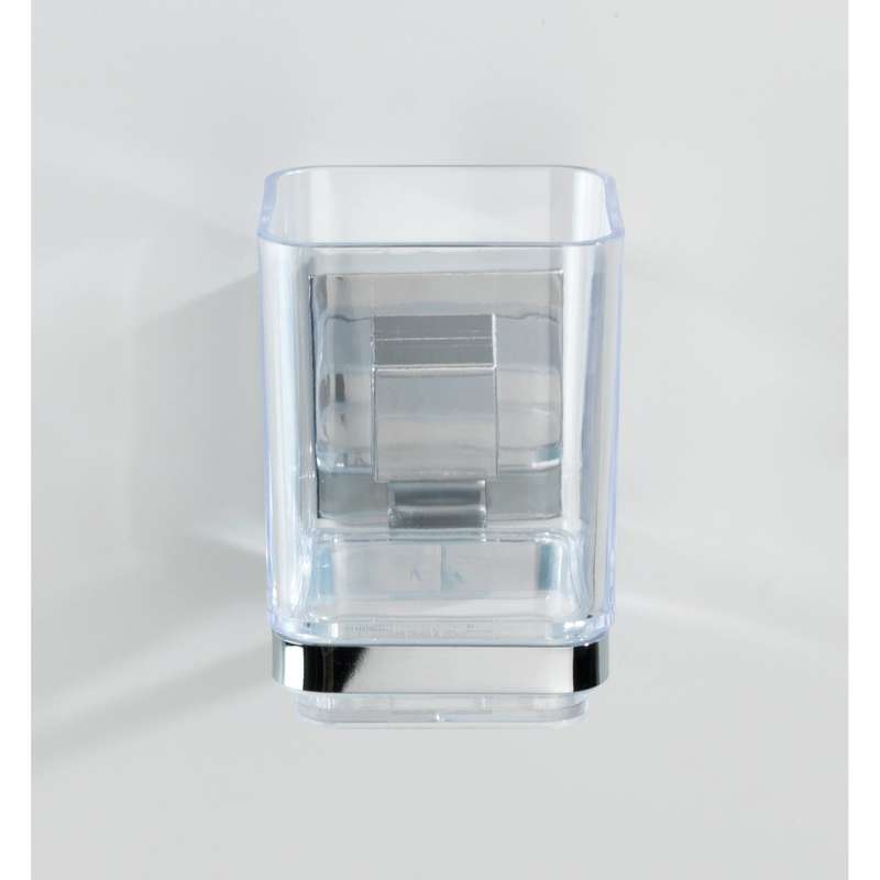 Vacuum Loc Toothbrush Tumbler Quadro Range S/Steel No Drilling