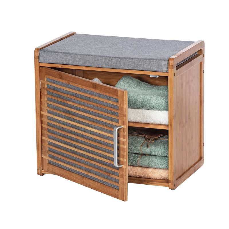 Shoe Cabinet & Seat Bahari Grey