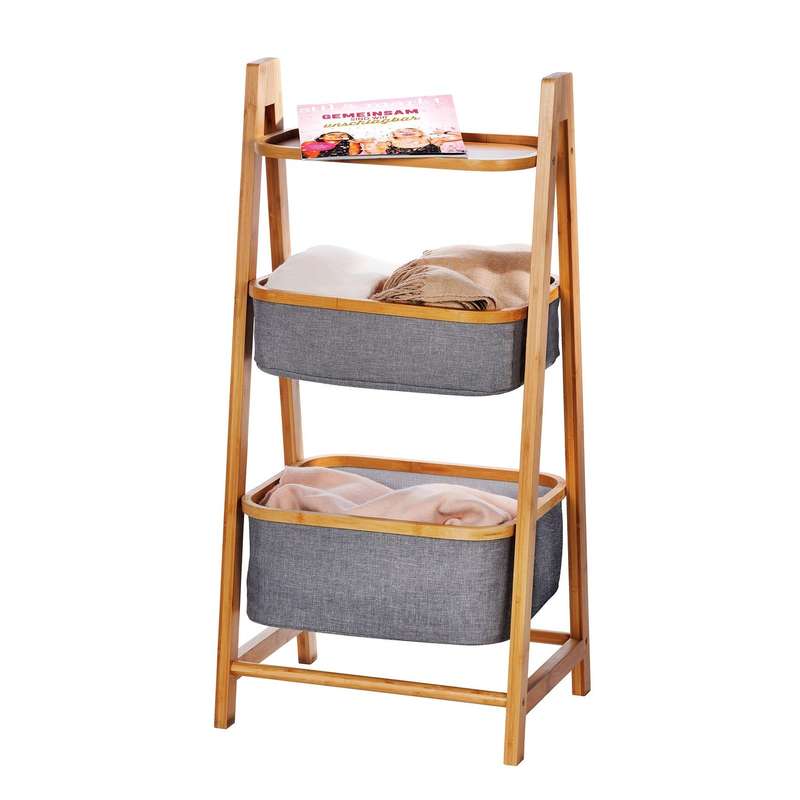 Shelf Unit With 2 Baskets Bahari Bamboo