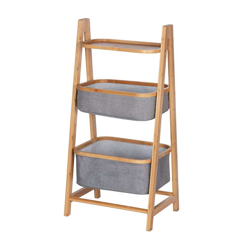 Shelf Unit With 2 Baskets Bahari Bamboo
