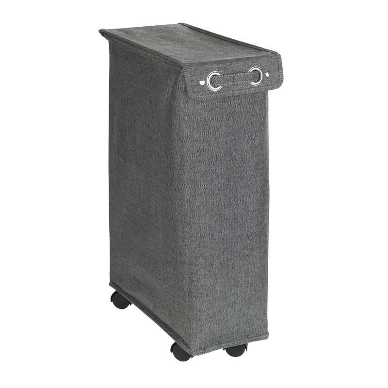 Laundry Basket 43 L With Lid Corno Prime Black White