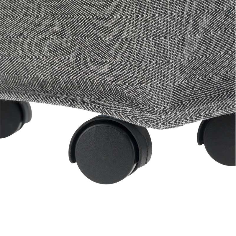 Laundry Basket 43 L With Lid Corno Prime Black White