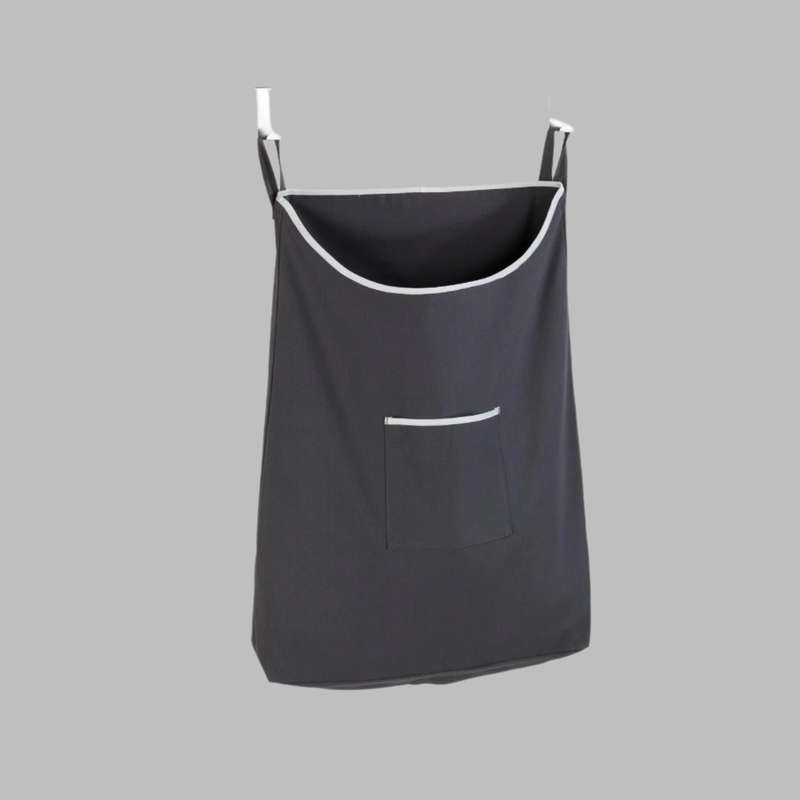 Wenko Over The Door Cloth Laundry Basket Canguro Range - Grey