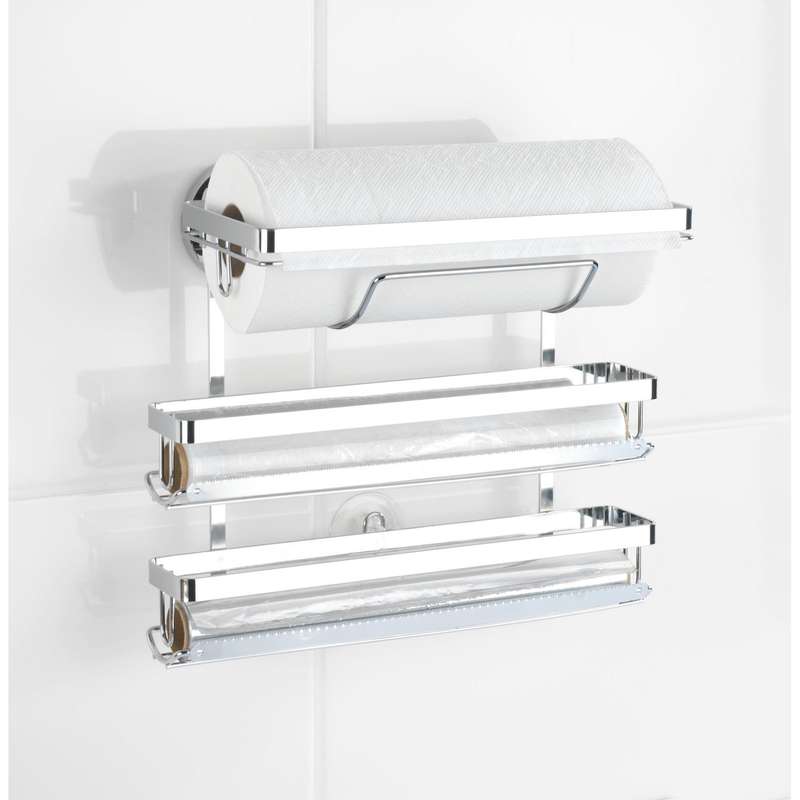 Wenko Magic-Loc Kitchen Roll Holder - Trio - No Drilling