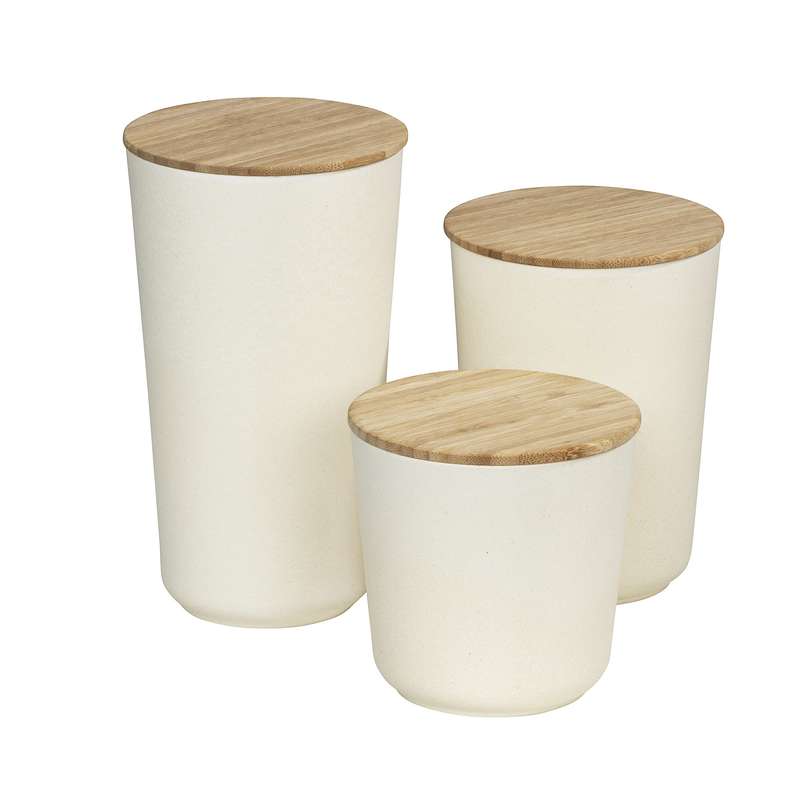 Bondy Airtight Storage Jar Bamboo Lid 950ml