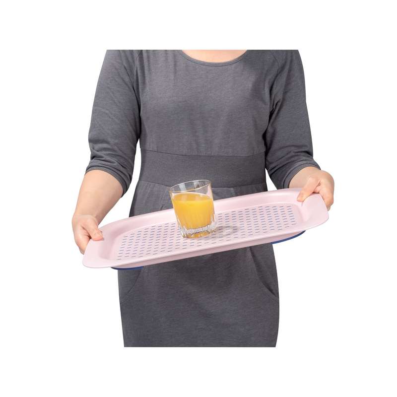 Serving Tray Anti Slip 31 X2 X42 Pink