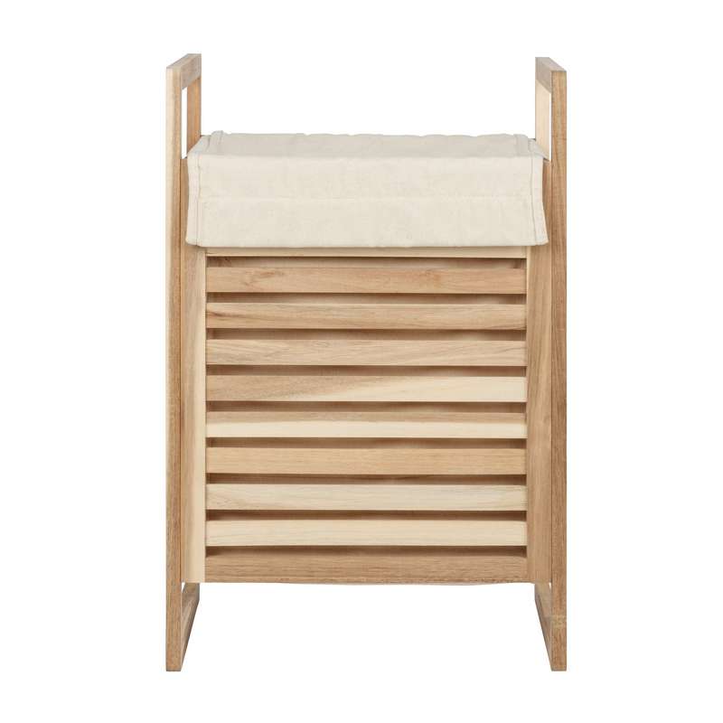 Laundry Basket Acina Acacia Wood
