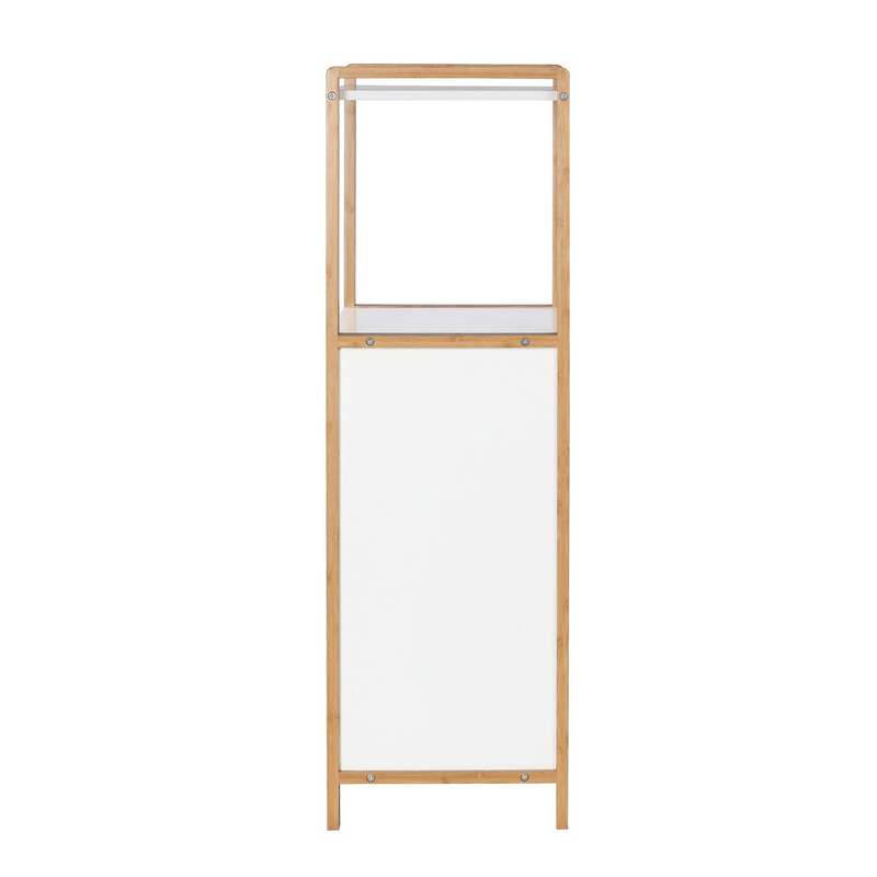 Shelf Unit W/ Laundry Basket Finja Bamboo