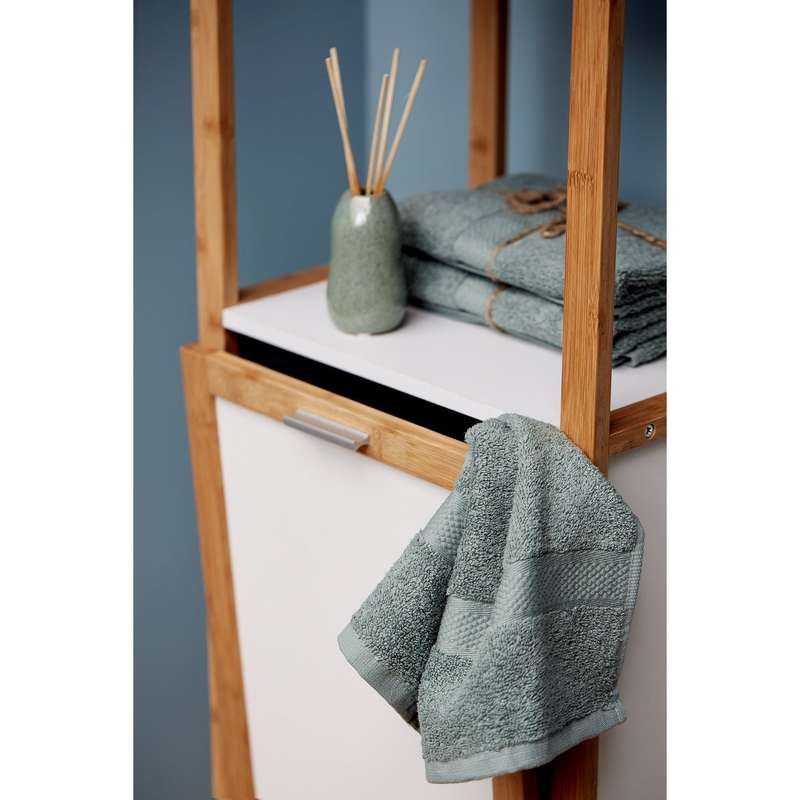Shelf Unit W/ Laundry Basket Finja Bamboo